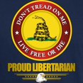 thumbnail image 4 of CafePress - (Dtom) Libertarian Dark T Shirt - Men's Classic Graphic Cotton T-Shirt, 4 of 5