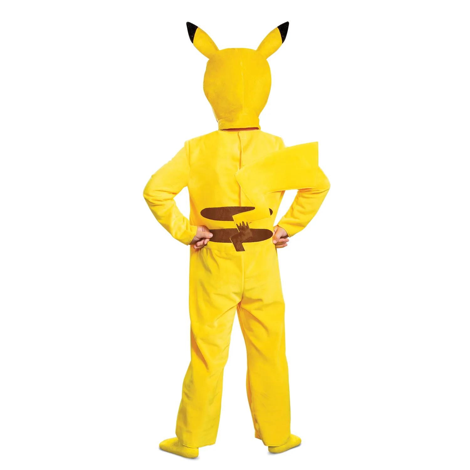 Disguise Toddler Pokemon Pikachu Jumpsuit Costume - 3T-4T
