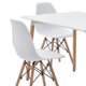 thumbnail image 3 of Comedor 4 Sillas con Mesa Cuadrada Blanco, 3 of 6