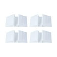 thumbnail image 4 of Fzaqwen 4x Pet Gate Support Feet Triangle Reinforcement Fitting for Entryways Stairs white, 4 of 9