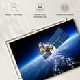 thumbnail image 6 of Elephant Stock Satellite Hovering Over Earth Wall Art - Horizontal Canvas Wall Art - Living Room Wall Decor - Astronomy & Space Canvas - Gray And Blue Decor - 24" x 16", 6 of 8