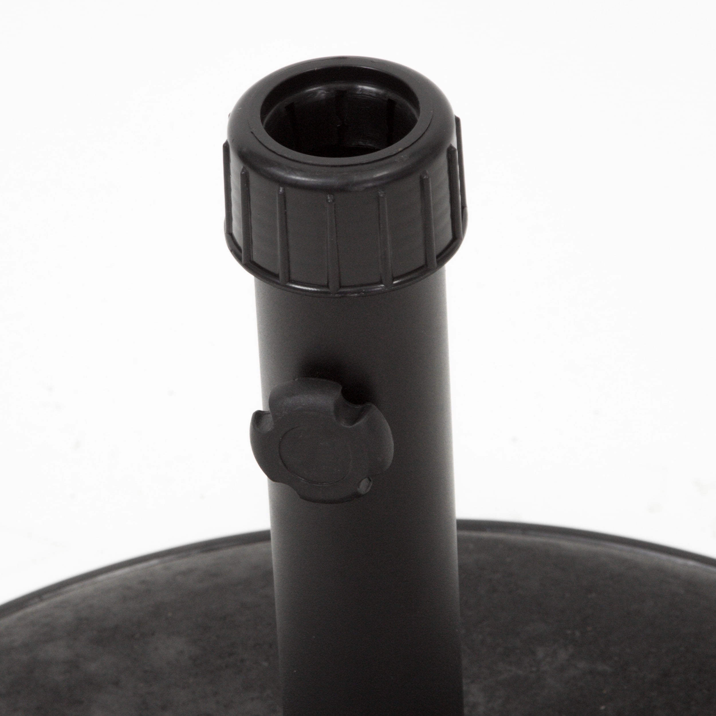 Langdon Outdoor 55 lbs Circular Concrete Umbrella Base, Black
