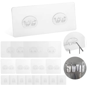 TSV 16-Piece Shower Caddy Adhesive Hook Replacement