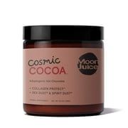 Cosmic Cocoa by Moon Juice - Mushroom Based Adaptogenic Hot Chocolate for Mood & Libido - Cacao, Ashwagandha, Shatavari, Reishi & Edible Hyaluronic Acid - Vegan, Non-GMO, Gluten-Free (6.9oz)
