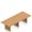 Walnut, variant on GOF 10 Ft. Rectangular Office Conference Table, Modern Meeting Room Desk, Durable Laminate (Walnut)