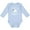 AE-Light Blue, variant on The Lord is My Shepherd Psalm 23 Boys or Girls Long Sleeve Baby Bodysuit