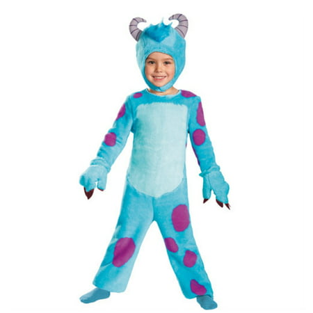 Monsters University Toddler Boys Plush Blue Faux Fur Sulley Costume