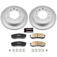 thumbnail image 2 of PowerStop Rear Geomet Coated Brake Rotor and Pad Kit Fits: LEXUS TOYOTA Select Models CRK5875, 2 of 4
