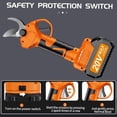 thumbnail image 4 of Electric Pruning Shears with SK5 Blade, Sharp and Powerful, Scissors Diameter 25mm ,Easy to Use, 4 of 5