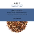 thumbnail image 5 of Pinky Up Rest Herbal Tea with Valerian, Loose Leaf Flavored Tea, 5.5oz Tin, 5 of 6