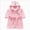 Pink 0626, variant on Kids Coral Fleece Bathrobe,Soft Plush Hooded Robe with Adjustable Belt,Cute Cartoon Print,for Boys Girls Toddlers 12 Months -12 Years,Warm Loungewear Shower Robe Kids Pajamas,Yellow,Size 11-12T