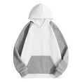 thumbnail image 4 of Rggeeun Mens Hoodies Pullover Sweatshirt For Fall Winter Casual Sportswear Stylish Comfortable Design Loose Casual, 4 of 7