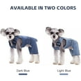 thumbnail image 4 of UOSIA Dog Overalls for Small Dogs Cute Puppy Jean Jacket Fashion Pet Denim Jumpsuit, 4 of 7