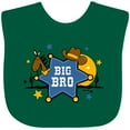 thumbnail image 3 of Inktastic Cowboy Big Bro Boys Baby Bib, 3 of 4