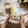 thumbnail image 3 of Happy Mother's Day West Highland White Terrier with Sweets and Flowers at a Picnic Spiral Bound Journal Westie Westy Dog Lover 5x7in Spiral Notebook - 13005, 3 of 5