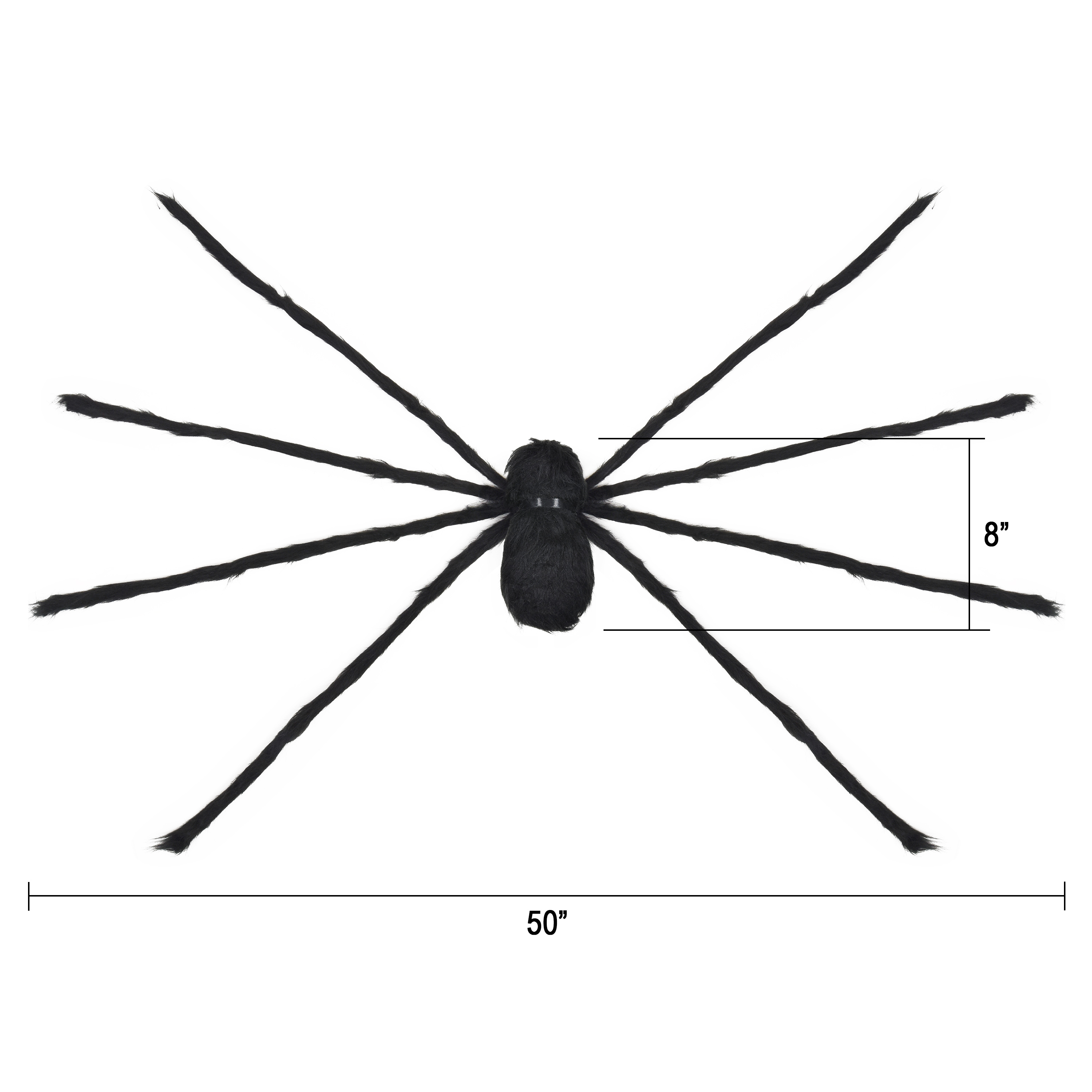 Way To Celebrate Furry Spider Halloween Decoration 50 Inches photo 5