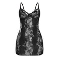thumbnail image 5 of Women's Chemises Negligees Bustier Lingerie for Women plus Size Maternity Sleep Bra 38ddd Transparent Lingerie Women Lacy for plus Size Long 3x Cheer Skirts Fishnet on Clearance Black S, 5 of 9
