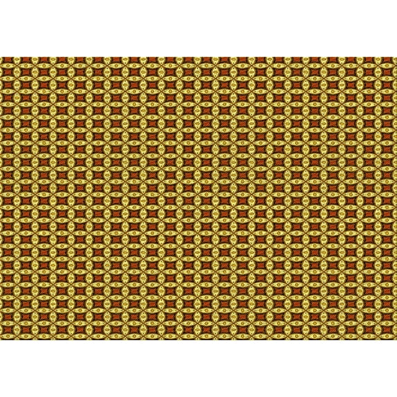 Ahgly Company Machine Washable Indoor Rectangle Transitional Saffron Red Area Rugs, 5' x 8'