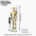 thumbnail image 1 of MOOXI Most Complete Space Wars Droid Spider Bot Sentry Adult Building Block Set MOC Brick Model Kit DIY Diorama Toy For Boy Gift,MOC2090, 1 of 13