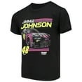 thumbnail image 2 of Youth Checkered Flag Black Jimmie Johnson T-Shirt, 2 of 3