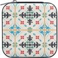 thumbnail image 2 of Talavera Ceramic Folk Tile Travel Jewelry Box Small Portable Jewelry Case for Ring Earring Necklace Jewellery Organizer Storage for Women Girls Women Gifts, 2 of 7