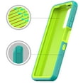 thumbnail image 3 of NIFFPD Samsung Galaxy A03S Case with Belt-Clip Holster, Heavy Duty Drop Protection Shockproof Cover with screen protector Green&Yellow, 3 of 6