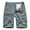 Silver, variant on XMMSWDLA Men's Cargo Shorts Casual Cotton Multi-Pockets Elastic Waist Shorts Black Athletic Shorts for Men