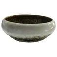 thumbnail image 1 of kurtrusly Flower Pot Ceramic Hydroponic Planter Succulent Containers Vintage Glazed Shadow Round Large Diameter Centerpiece Bowl Yellow 1Set, 1 of 6