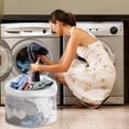 thumbnail image 2 of Mesh Laundry Bag 31" X 24"Inches, Extra Large Laundry Bags With Drawstring,Machine Washable For Travel, Factories,College Dorm, Apartment, Home (White, Xl-2Pack), 2 of 9