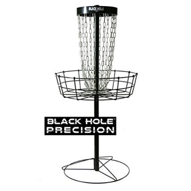 mvp black hole precision 12chain portable disc golf training basket