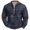 Blue, variant on Hanes Men's Vintage Knit Print Zip-up Sweatshirt Casual Long Sleeve Stand Collar Button Pullover Sweatshirts-Brown M