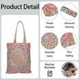 thumbnail image 2 of Sac Fourre-Tout Style Folk – Design Ethnique Mystique, Réutilisable et Pliable, 2 of 2