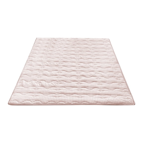 Thin Striped Washable Mattress Pad, Non-Slip Bed Mattress Protector, Dormitory Bed Cover Sheet for Added Comfort and Protection