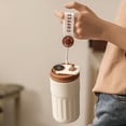 thumbnail image 2 of 450ML Smart ThermosBottle de Café con Temperatura LED Digital Térmica de Acero Inoxidable con Vaso Frascos Portátiles,D, 2 of 5