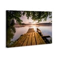 thumbnail image 2 of Stupell Industries Coastal Misty Morning Light on Lake Canvas Art, 24 x 16, by Jonathan Zaharek, 2 of 8