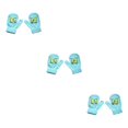thumbnail image 1 of Manoplas para niños Qarigey Patrón de dinosaurio Tipo 1, 1 of 6