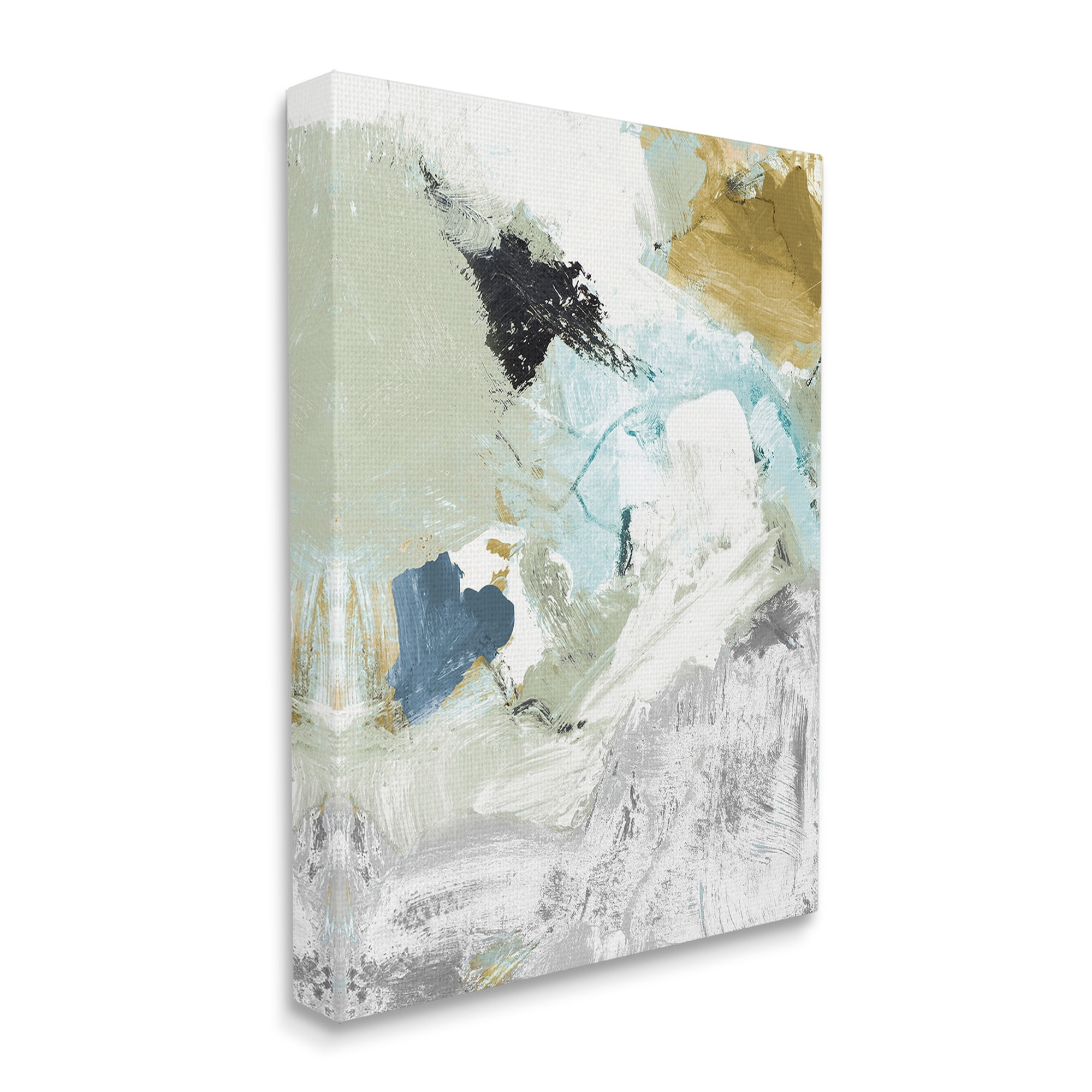 Stupell Industries Expressive Modern Pattern Abstract Painting Gallery Wrapped Canvas Art Print Wall Art, 30 x 40