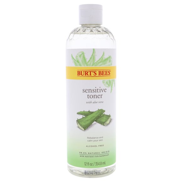 Burts Bees Virador Tónico Sensible Con Aloe Vera 12oz Virador 12oz