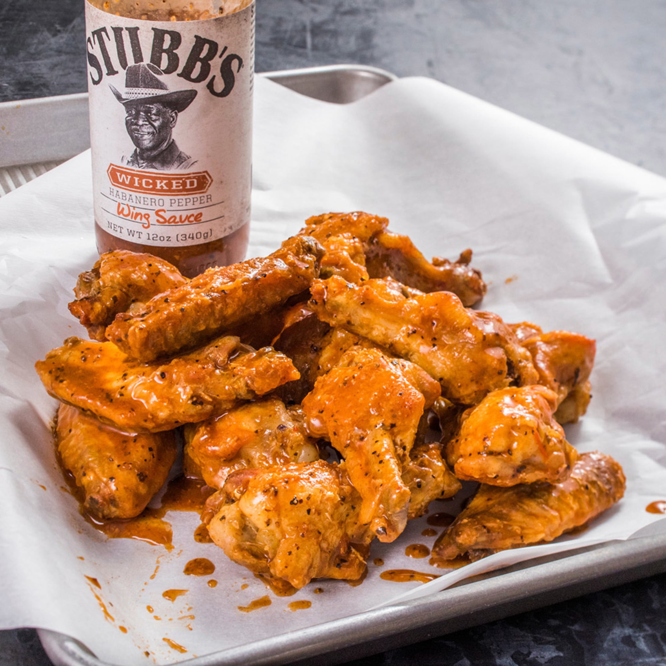 Stubb's Gluten Free Wicked Habanero Pepper Wing Sauce, 12.0 oz Bottle
