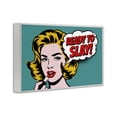 thumbnail image 2 of Stupell Industries Contemporary Ready To Slay Pop Lipstick White Framed Giclee Art, 18 x 12, by Andreas Magnusson, 2 of 8