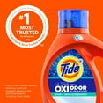 thumbnail image 5 of Tide Ultra OXI with Odor Eliminators Liquid Laundry Detergent, 94 Loads, 132 fl oz, 5 of 10