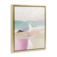 thumbnail image 2 of Stupell Industries Contemporary Seagull Beach Tranquil Reflection Gold Floating Frame Canvas Art, 25 x 31, by The Prints Vibe, 2 of 8