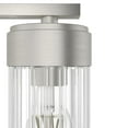 thumbnail image 3 of Hunter - Gatz 4-light Brushed Nickel, Medium Size Vanity Light, Dimmable, Modern Style, for Bedrooms, Kitchens, Dining, Living Rooms - 19687, 3 of 6
