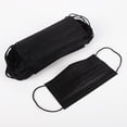 thumbnail image 2 of Disposable Mask - Black, 2 of 4