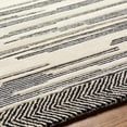 thumbnail image 6 of Hauteloom Jay Wool Living Room, Bedroom Area Rug - Bohemian, Transitional - Black, Cream - 8' x 10', 6 of 7