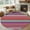Red, variant on Large Area Rug 5x7 Ft, Rainbow Striped Non Slip Area Rugs for Bedroom, Red Blue Yellow Geometric Abstract Washable Low Pile Indoor Throw Carpet for Living Room Dining Room Nursery Home Office