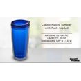 thumbnail image 4 of 21 oz. Tundra Translucent Plastic Tumblers (Blank - Blue, • 10 tumblers), 4 of 5