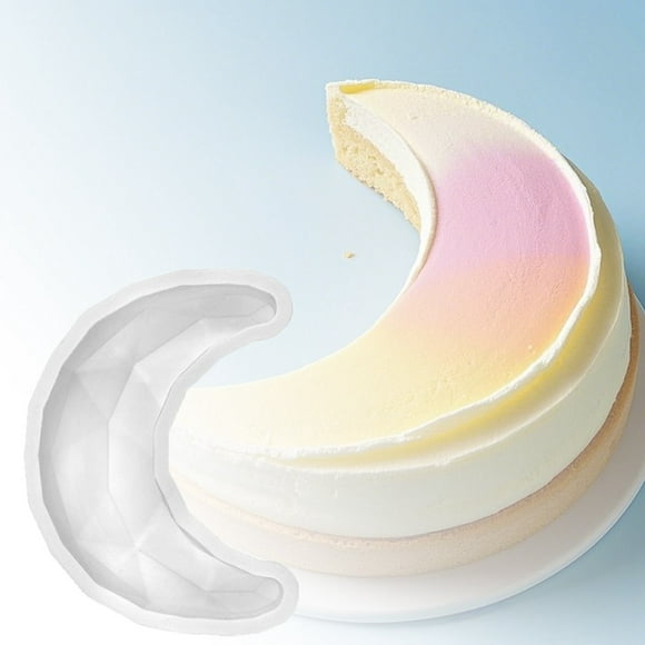 Moon Shaped Cake Silicone Baking For Desserts For Unique And Pens Silicone Baking Cake Pan Nonstick Rectangle Cake Bake Pan 6 Rectangular Cake Pan Nonstick Ham Small Cake Baking Pans Cooking Spoon