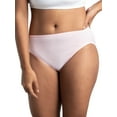 thumbnail image 4 of Fruit Of The Loom Womens Microfiber Hi-Cut Panties 6 Pack, 6, Assorted, 4 of 9