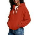 thumbnail image 4 of Women's 1/4 Zipper Sweaters, Loose Pullover Hoodies with Pockets, Fashion Sweater for Fall and Winter, 4 of 8